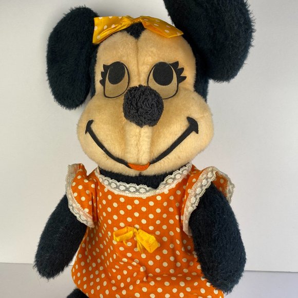 Vintage Disney Minnie Mouse Large 24" Plush 1970s California Stuffed Toy USA - Picture 1 of 9